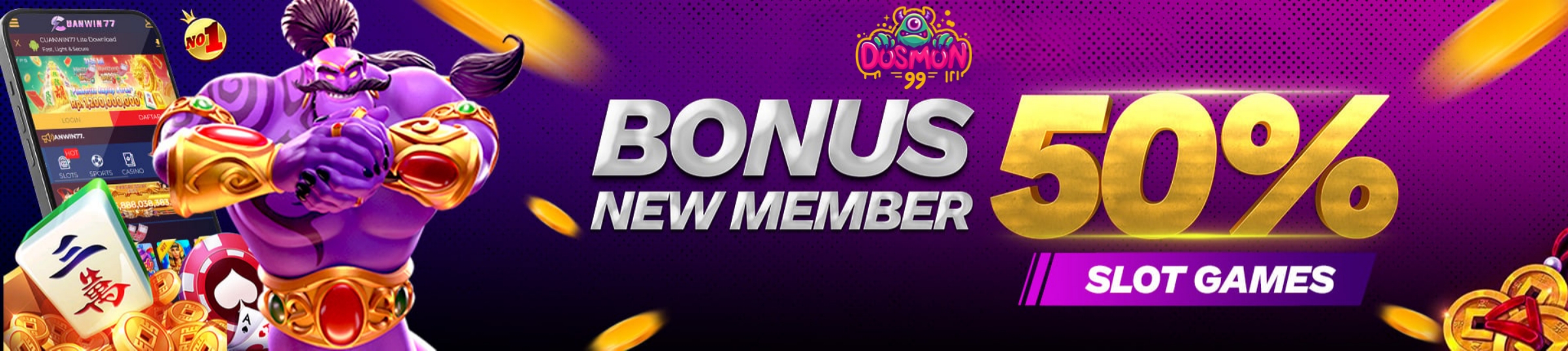 BONUS NEW MEMBER 100%